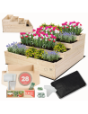 Skrzynia na warzywa warzywnik IMPREGNOWANY 54x120x120 GRATISY WYSOKA ECO