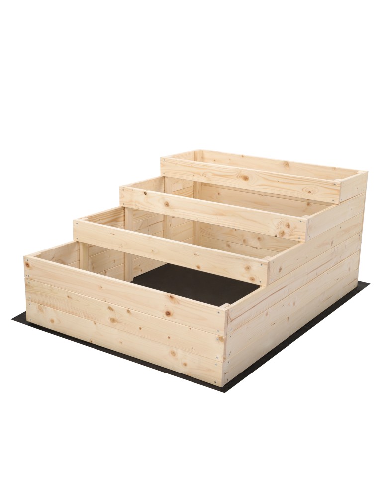 Grządki kaskadowe - Skrzynia na warzywa warzywnik IMPREGNOWANY 54x90x120 GRATISY WYSOKA ECO - product b2b.wamar.biz 3