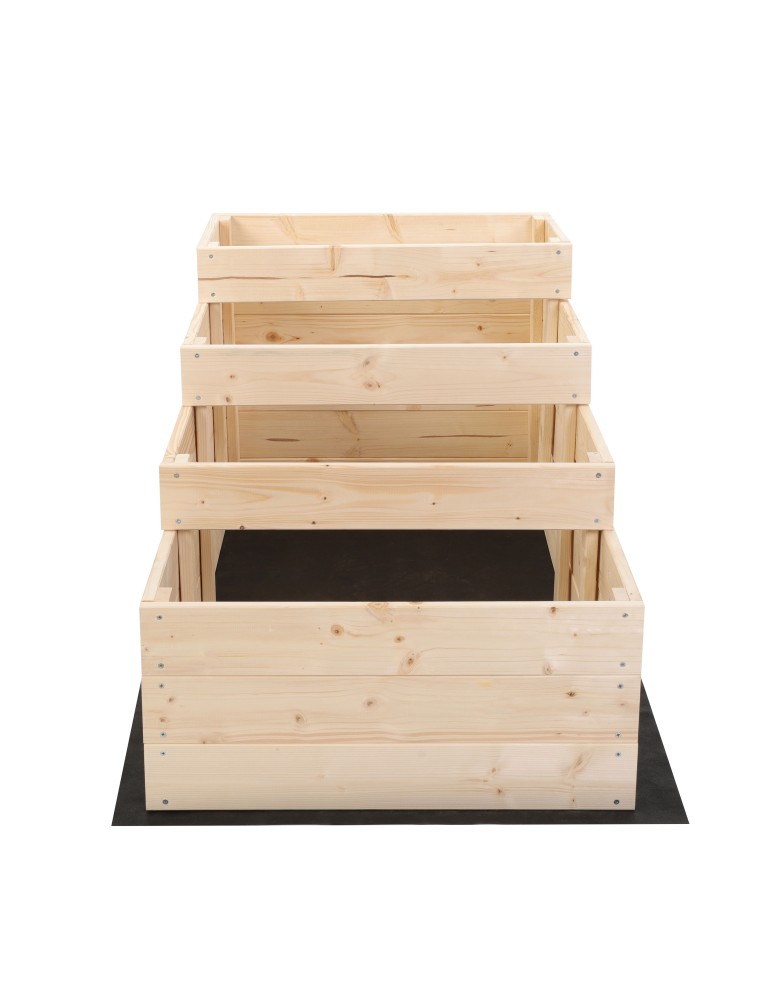 Grządki kaskadowe - Skrzynia na warzywa warzywnik IMPREGNOWANY 54x60x120 GRATISY WYSOKA ECO - product b2b.wamar.biz 4