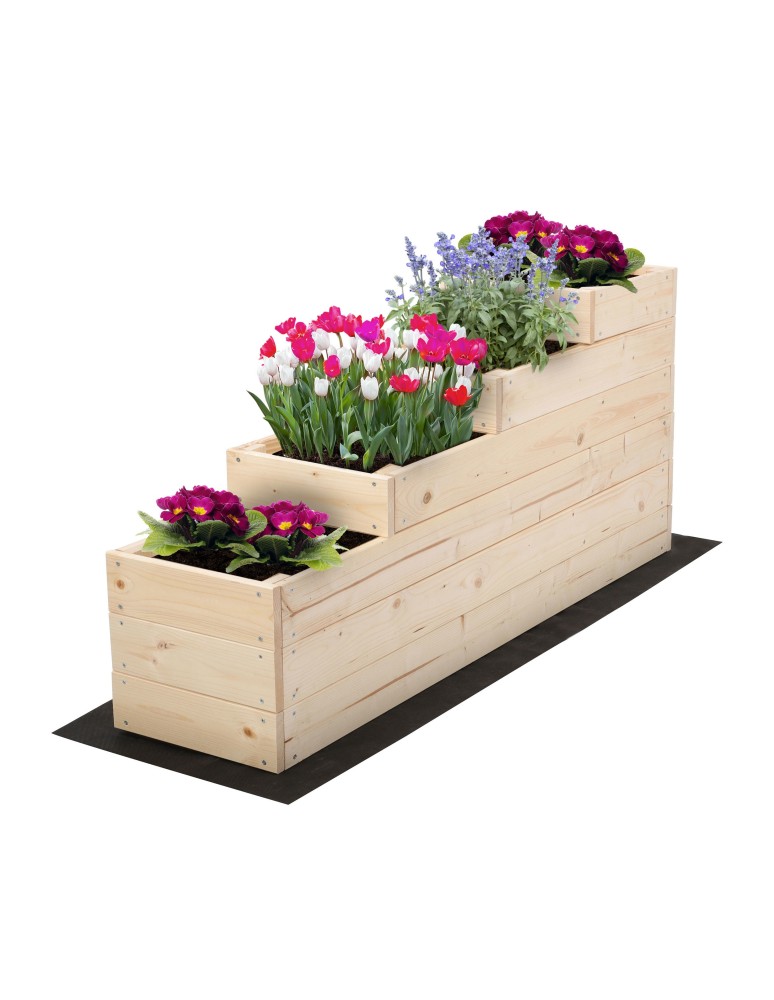 Grządki kaskadowe - Skrzynia na warzywa warzywnik IMPREGNOWANY 54x30x120 GRATISY WYSOKA ECO - product b2b.wamar.biz 2