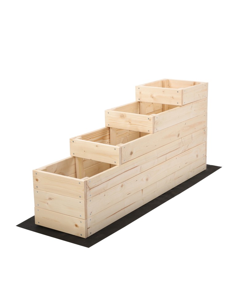 Grządki kaskadowe - Skrzynia na warzywa warzywnik IMPREGNOWANY 54x30x120 GRATISY WYSOKA ECO - product b2b.wamar.biz 3