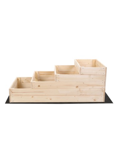 Grządki kaskadowe - Skrzynie na warzywa warzywniak donica IMPREGNOWANY 45x60x120 GRATISY EKO - produkt 5