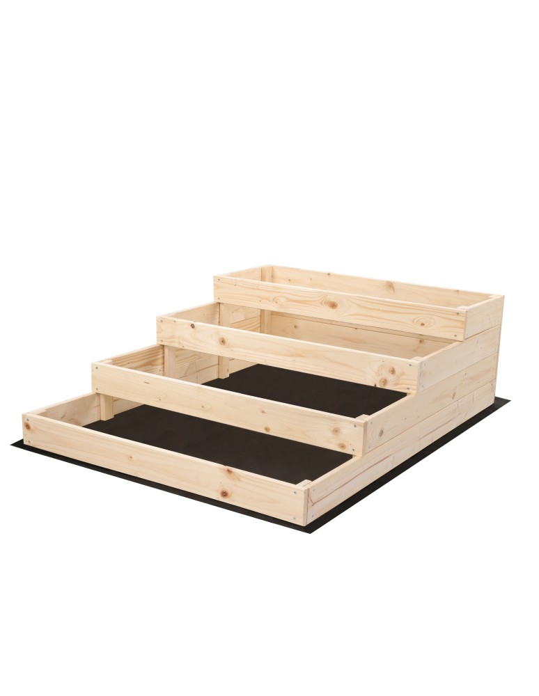 Grządki kaskadowe - Skrzynia na warzywa warzywniak grządka IMPREGNOWANY 36x90x120 GRATISY EKO - product b2b.wamar.biz 3