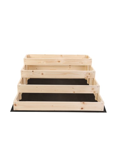 Grządki kaskadowe - Skrzynia na warzywa warzywniak grządka IMPREGNOWANY 36x90x120 GRATISY EKO - product 5