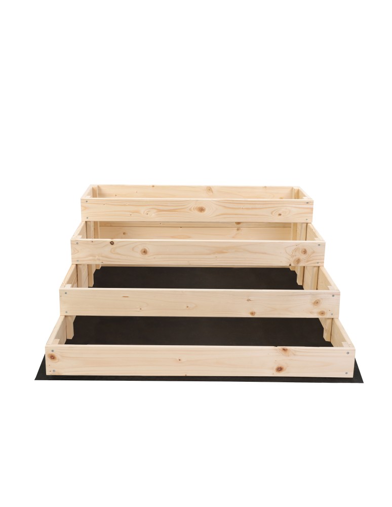 Grządki kaskadowe - Skrzynia na warzywa warzywniak grządka IMPREGNOWANY 36x90x120 GRATISY EKO - product b2b.wamar.biz 5