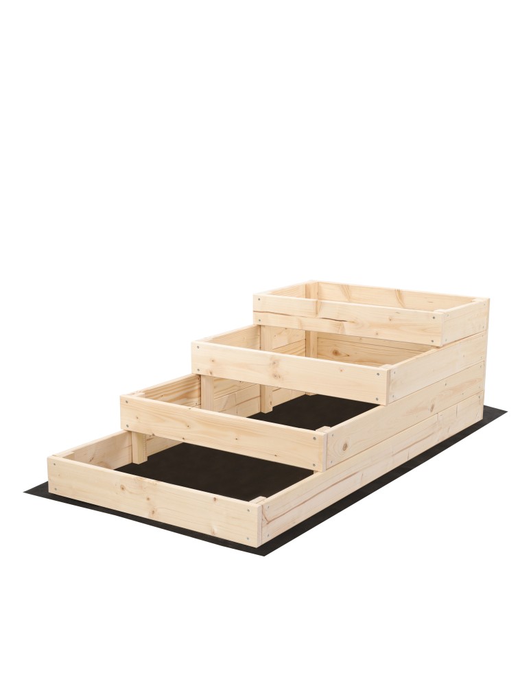 Grządki kaskadowe - Skrzynia na warzywa warzywniak grządka IMPREGNOWANY 36x60x120 GRATISY EKO - produkt b2b.wamar.biz 3