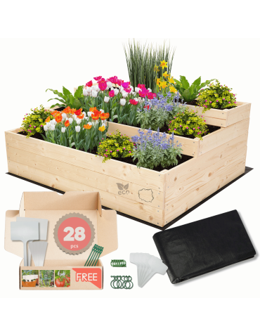 Skrzynie na warzywa warzywniak donica IMPREGNOWANY 45x120x90 GRATISY EKO