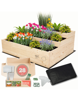 Skrzynie na warzywa warzywniak donica IMPREGNOWANY 45x120x90 GRATISY EKO