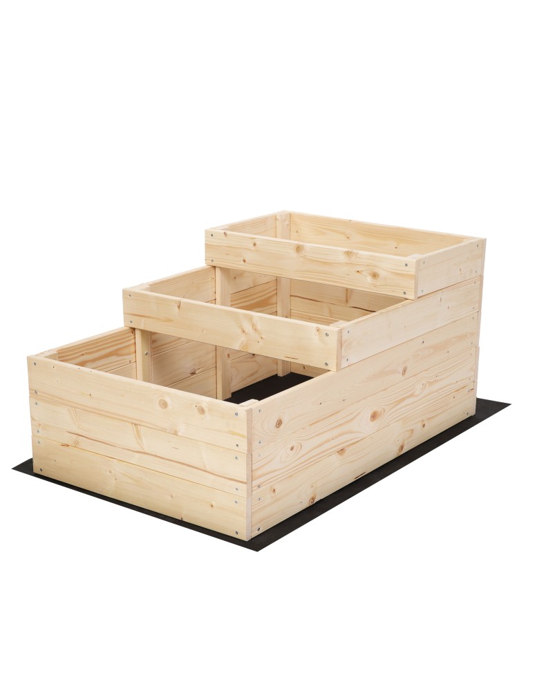 Grządki kaskadowe - Skrzynie na warzywa warzywniak donica IMPREGNOWANY 45x60x90 GRATISY EKO - product b2b.wamar.biz 3