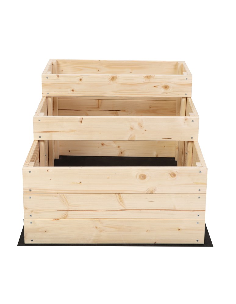 Grządki kaskadowe - Skrzynie na warzywa warzywniak donica IMPREGNOWANY 45x60x90 GRATISY EKO - product b2b.wamar.biz 4