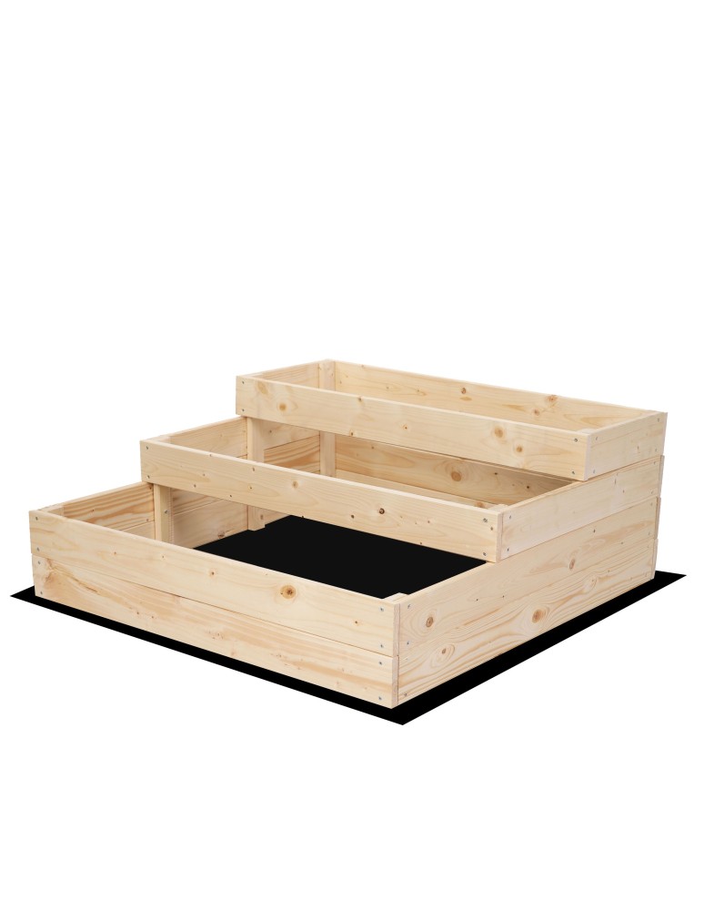 Grządki kaskadowe - Skrzynia na warzywa warzywniak grządka IMPREGNOWANY 36x90x90 GRATISY EKO - product b2b.wamar.biz 3