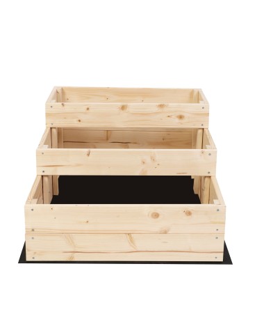 Grządki kaskadowe - Skrzynia na warzywa warzywniak grządka IMPREGNOWANY 36x60x90 GRATISY EKO - product 4