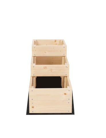 Grządki kaskadowe - Skrzynia na warzywa warzywniak grządka IMPREGNOWANY 36x30x90 GRATISY EKO - produkt 4