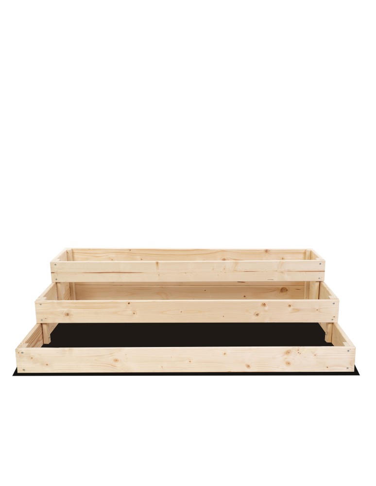 Grządki kaskadowe - Skrzynia na warzywa warzywniak inspekt IMPREGNOWANY 27x120x90 GRATISY ECO - product b2b.wamar.biz 5