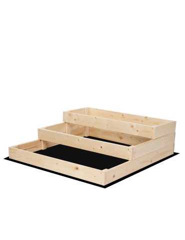 Grządki kaskadowe - Skrzynia na warzywa warzywniak inspekt IMPREGNOWANY 27x90x90 GRATISY ECO - product 3