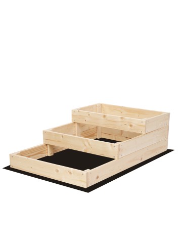 Grządki kaskadowe - Skrzynia na warzywa warzywniak inspekt IMPREGNOWANY 27x60x90 GRATISY ECO - produkt 3