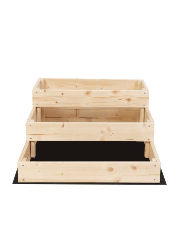 Grządki kaskadowe - Skrzynia na warzywa warzywniak inspekt IMPREGNOWANY 27x60x90 GRATISY ECO - produkt 4