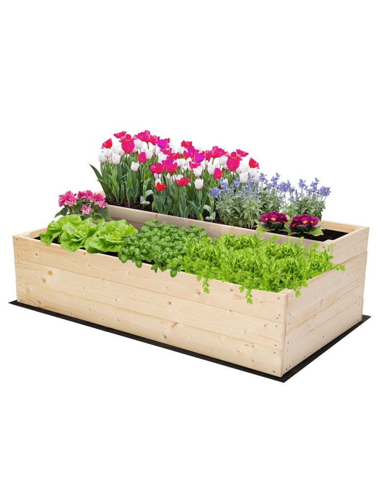 Grządki kaskadowe - Skrzynia na warzywa warzywniak grządka IMPREGNOWANY 36x120x60 GRATISY EKO - product b2b.wamar.biz 2