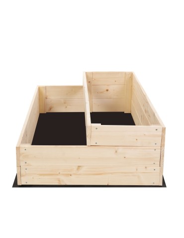 Grządki kaskadowe - Skrzynia na warzywa warzywniak inspekt IMPREGNOWANY 27x120x60 GRATISY ECO - product 4