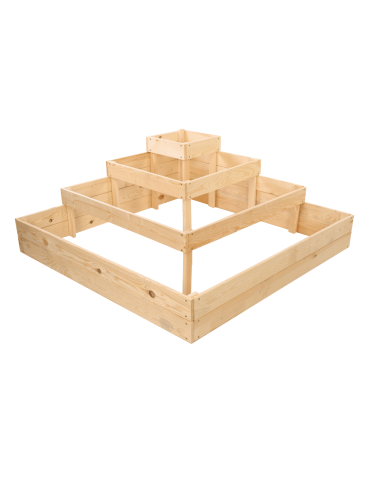 Uprawowe skrzynie ogrodowe- Warzywniaki- skrzynia do uprawy - Narożne skrzynie na warzywa warzywniak donica inspekt  45x120x120 GRATISY - product 3