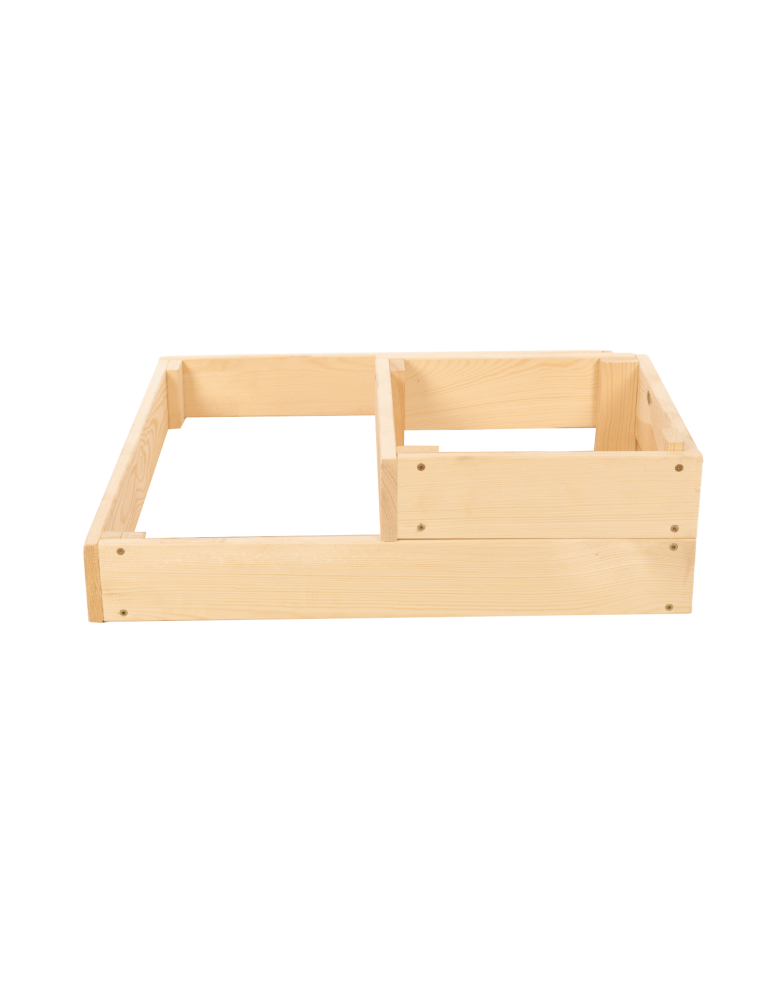 Uprawowe skrzynie ogrodowe- Warzywniaki- skrzynia do uprawy - Skrzynia na warzywa narożna skrzynie na warzywniak inspekt 18x60x60 EKO - produkt b2b.wamar.biz 4