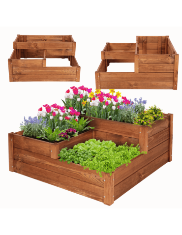 Skrzynia na warzywa warzywniak grządka IMPREGNOWANY 36x80x80 INSPEKT EKO