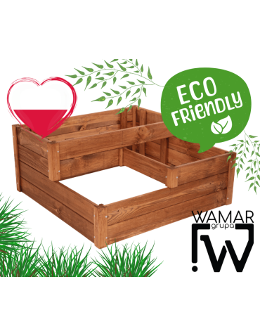 Grządki kaskadowe - Skrzynia na warzywa warzywniak grządka IMPREGNOWANY 36x80x80 INSPEKT EKO - product 11