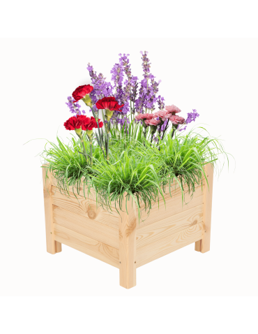 Drewniana donica ogrodowa doniczka skrzynka na kwiaty 31x40x40 EKO - product 2