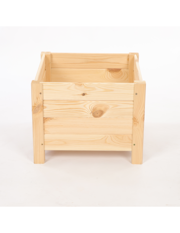 Duże donice ogrodowe- pergole - Drewniana donica ogrodowa doniczka skrzynka na kwiaty 31x40x40 EKO - produkt 4