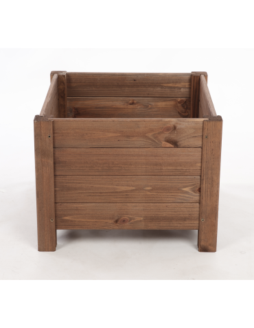 Duże donice ogrodowe- pergole - Drewniana donica ogrodowa doniczka skrzynka na kwiaty 31x40x40 na nogach - product 4