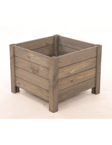 Duże donice ogrodowe- pergole - Drewniana donica ogrodowa doniczka skrzynka na kwiaty 31x40x40 na nogach - product 3