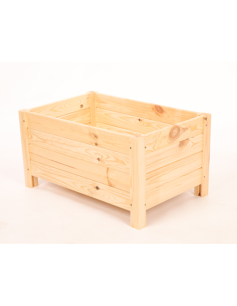 Duże donice ogrodowe- pergole - Drewniana donica ogrodowa doniczka skrzynka na kwiaty 31x60x40 na nogach - product b2b.wamar.biz 3