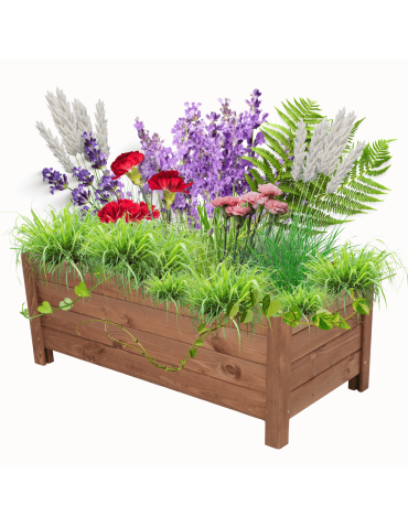 Drewniana donica ogrodowa doniczka skrzynka na kwiaty 31x80x40 EKO - product 2