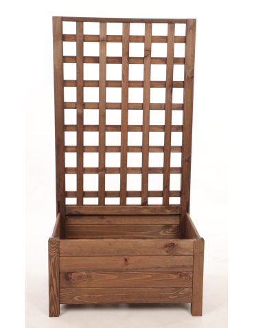 Duże donice ogrodowe- pergole - Drewniana pergola ogrodowa doniczka skrzynka na kwiaty 116x60x40 EKO - product 4