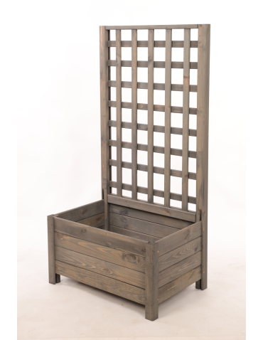 Duże donice ogrodowe- pergole - Drewniana pergola ogrodowa doniczka skrzynka na kwiaty 116x60x40 na nogach - product 3