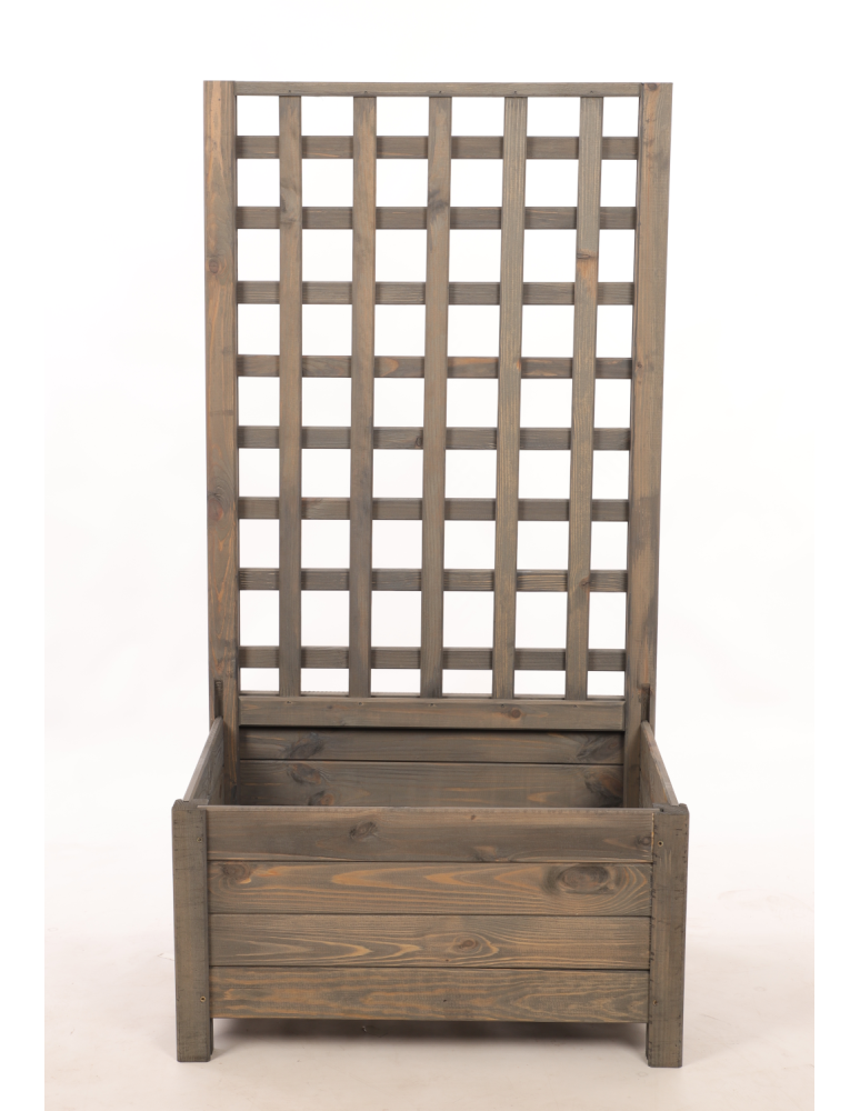 Duże donice ogrodowe- pergole - Drewniana pergola ogrodowa doniczka skrzynka na kwiaty 116x60x40 na nogach - product b2b.wamar.biz 4