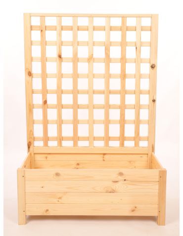 Duże donice ogrodowe- pergole - Drewniana pergola ogrodowa doniczka skrzynka na kwiaty 116x80x40 na nogach - product 4