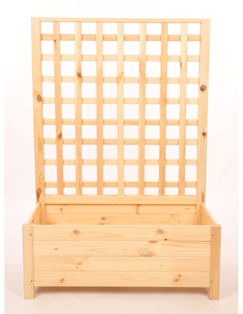 Duże donice ogrodowe- pergole - Drewniana pergola ogrodowa doniczka skrzynka na kwiaty 116x80x40 na nogach - product b2b.wamar.biz 4