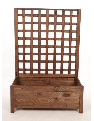 Duże donice ogrodowe- pergole - Drewniana pergola ogrodowa doniczka skrzynka na kwiaty 116x80x40 na nogach - product 4