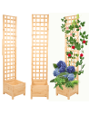 Pergola drewniana wysoka doniczka skrzynka na kwiaty 190x40x40 na nogach