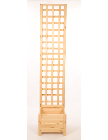 Duże donice ogrodowe- pergole - Pergola drewniana wysoka doniczka skrzynka na kwiaty 190x40x40 na nogach - product 4