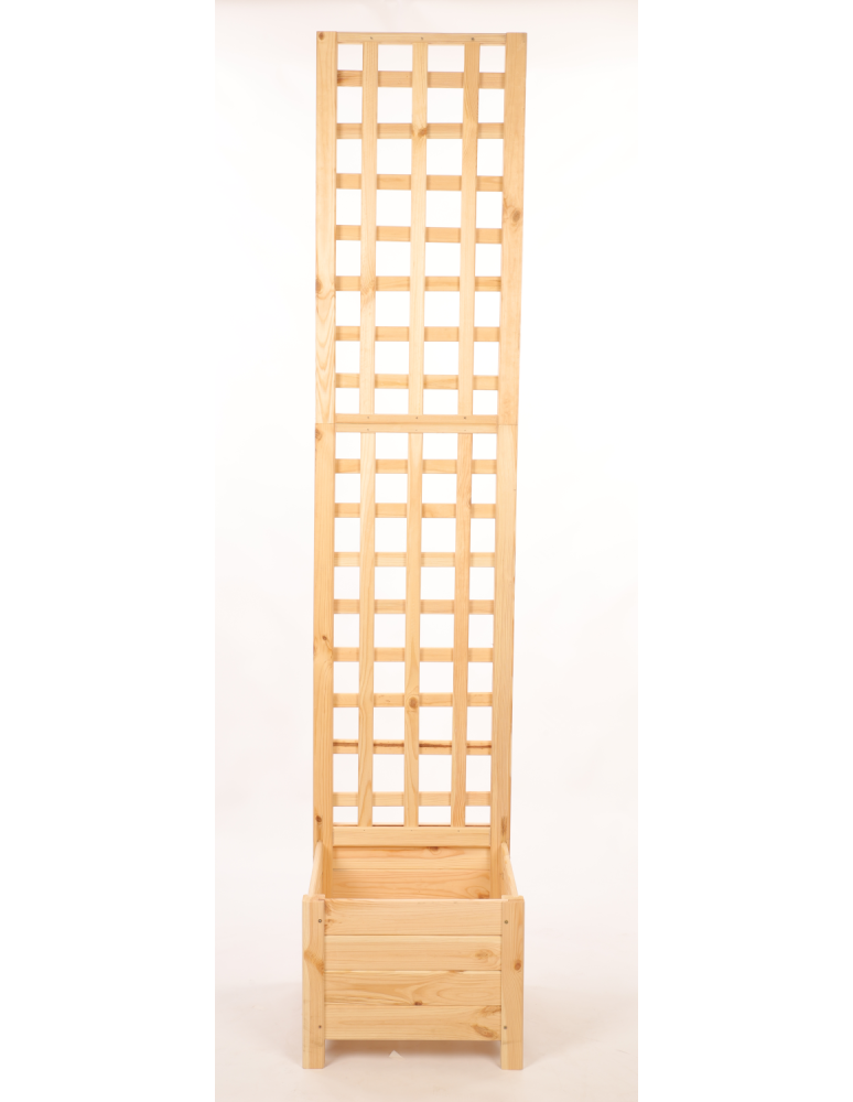 Duże donice ogrodowe- pergole - Pergola drewniana wysoka doniczka skrzynka na kwiaty 190x40x40 na nogach - product b2b.wamar.biz 4