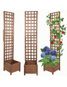 Pergola drewniana wysoka doniczka skrzynka na kwiaty 190x40x40 na nogach