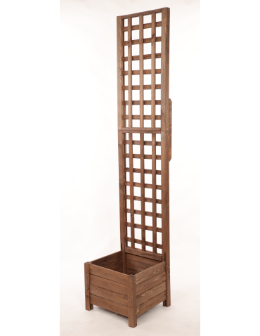 Duże donice ogrodowe- pergole - Pergola drewniana wysoka doniczka skrzynka na kwiaty 190x40x40 na nogach - product 3