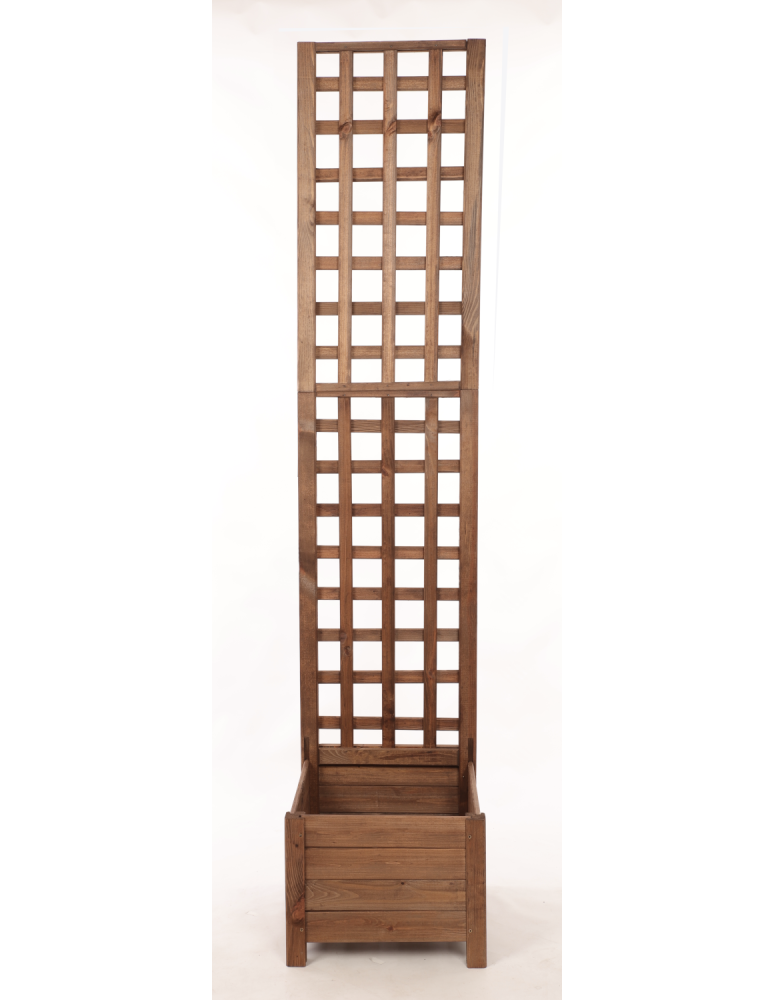 Duże donice ogrodowe- pergole - Pergola drewniana wysoka doniczka skrzynka na kwiaty 190x40x40 na nogach - product b2b.wamar.biz 4