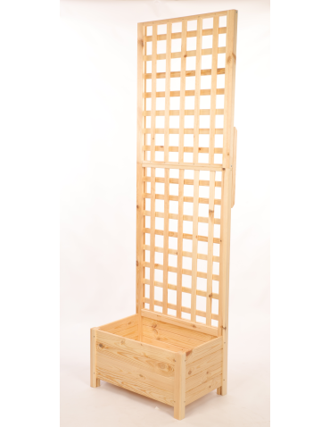 Duże donice ogrodowe- pergole - Pergola drewniana wysoka doniczka skrzynka na kwiaty 190x60x40 na nogach - product 3