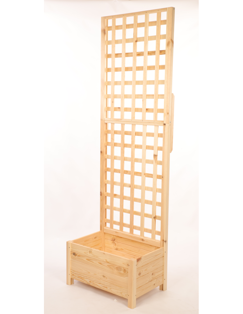 Duże donice ogrodowe- pergole - Pergola drewniana wysoka doniczka skrzynka na kwiaty 190x60x40 na nogach - product b2b.wamar.biz 3