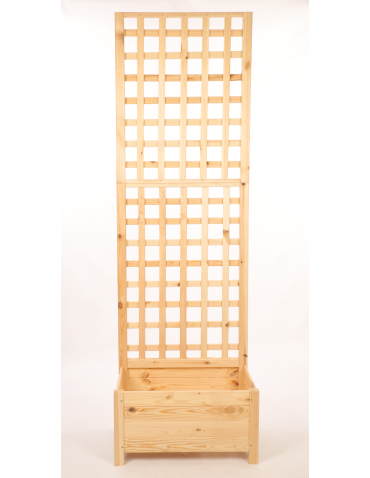 Duże donice ogrodowe- pergole - Pergola drewniana wysoka doniczka skrzynka na kwiaty 190x60x40 na nogach - product 4