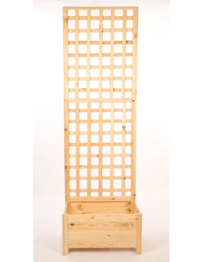 Duże donice ogrodowe- pergole - Pergola drewniana wysoka doniczka skrzynka na kwiaty 190x60x40 na nogach - product b2b.wamar.biz 4