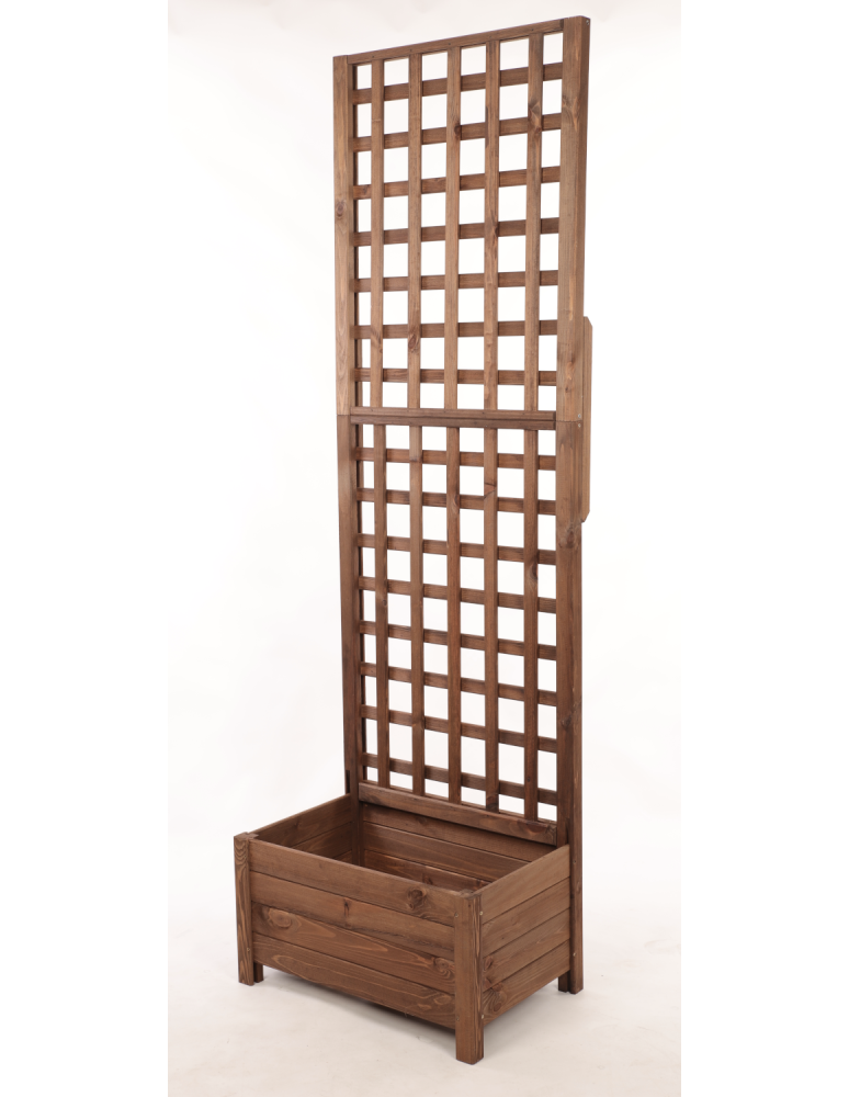 Duże donice ogrodowe- pergole - Pergola drewniana wysoka doniczka skrzynka na kwiaty 190x60x40 EKO - product b2b.wamar.biz 3